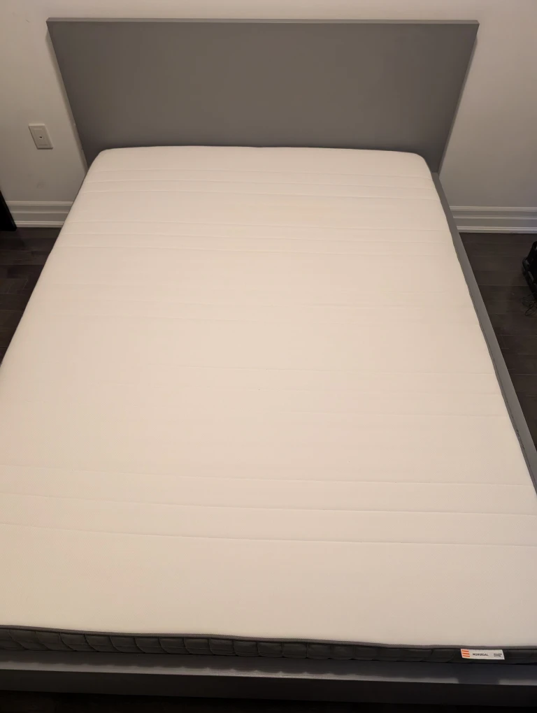 IKEA MALM Bed Frame and Mattress - photo 2