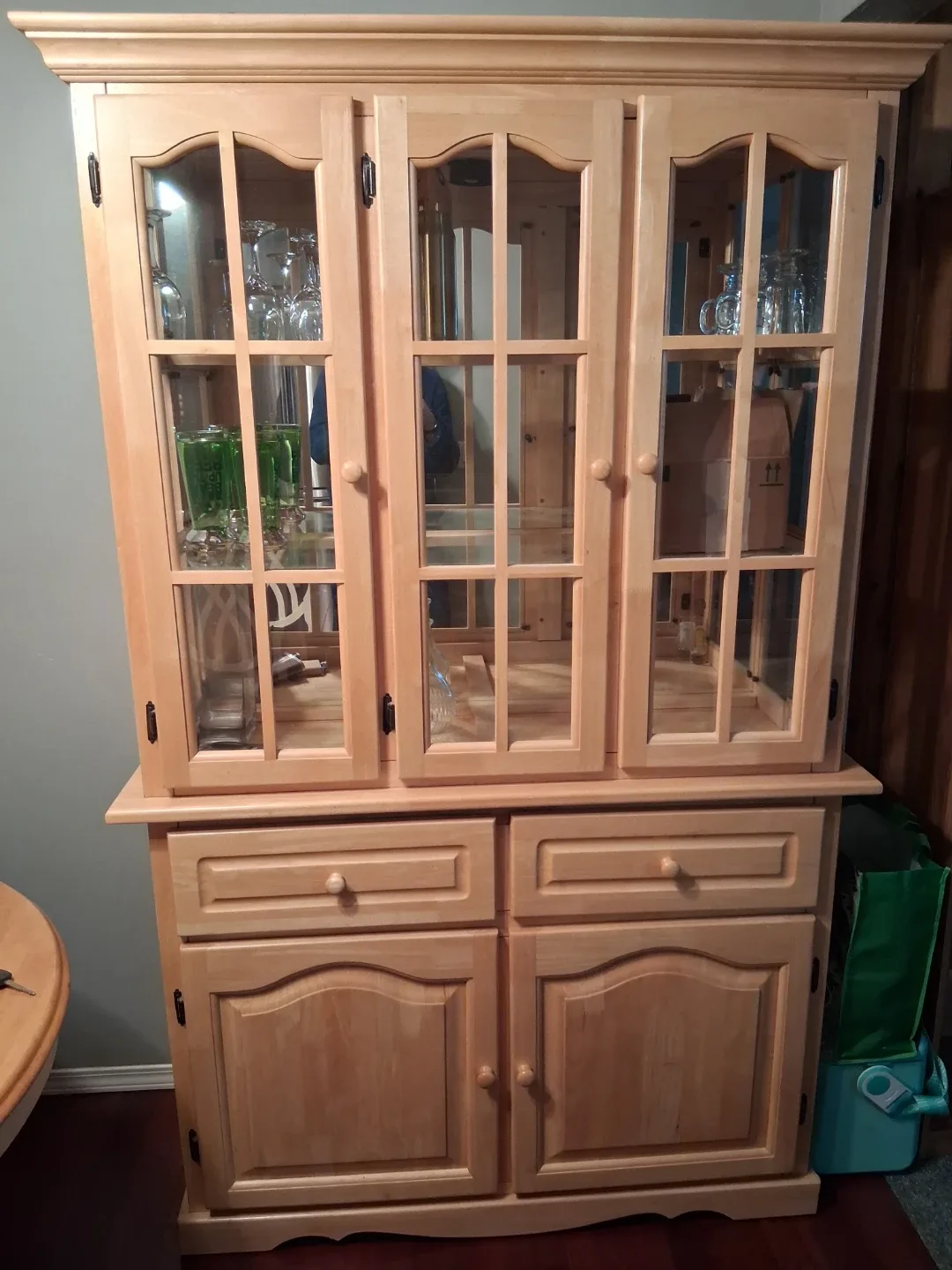 Wooden China Cabinet