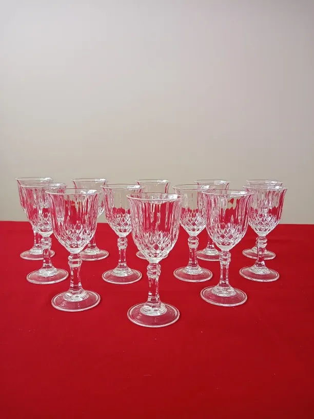 Set of 12 Crystal Liqueur Glasses thumbnail
