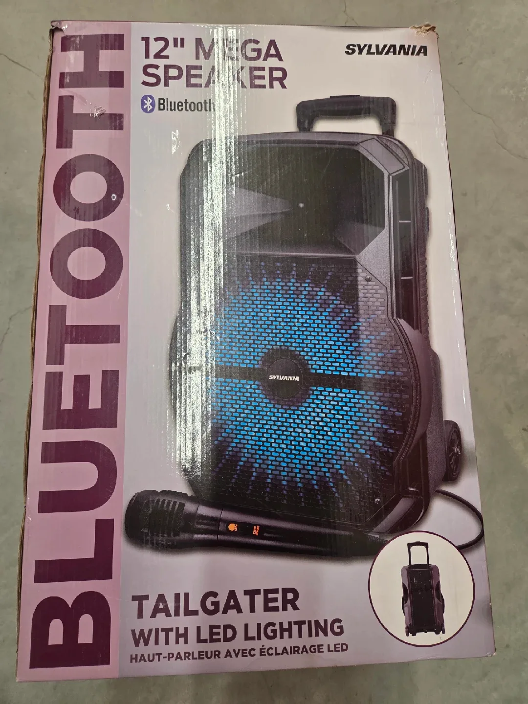 Sylvania 12" Mega Speaker - Bluetooth image indicator(2)