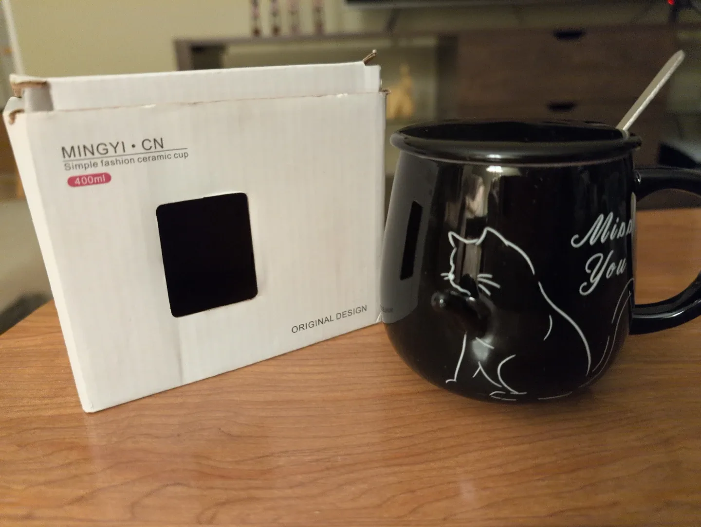 MINGYI CN Black Ceramic Mug - 400ml image indicator(2)