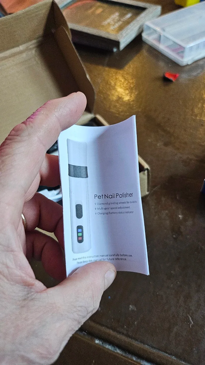 SMEHNSER Pet Nail Grinder/Polisher - New in Box! image indicator(5)