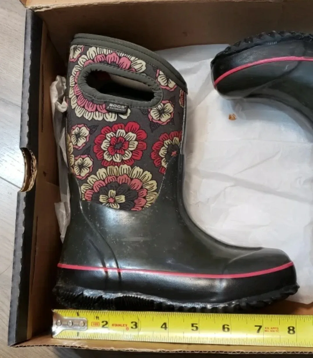 Bogs Kids Classic Pansies Boots - Size US 13 image indicator(2)