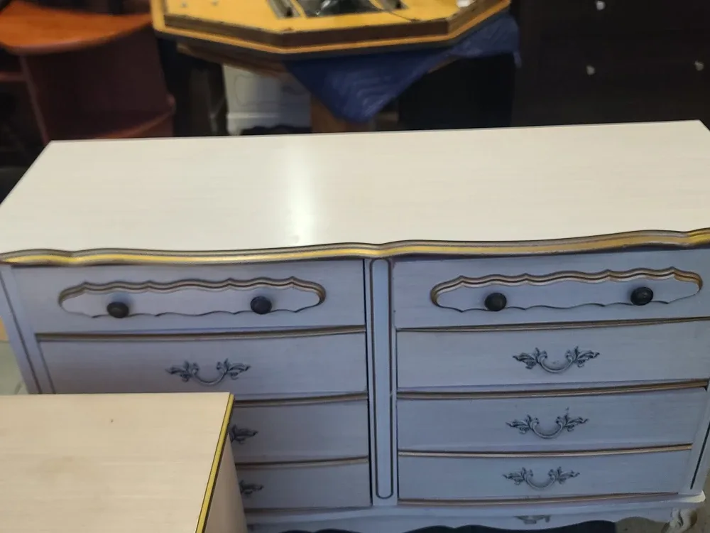 Vintage Dresser & Nightstand Set - Painted image indicator(2)