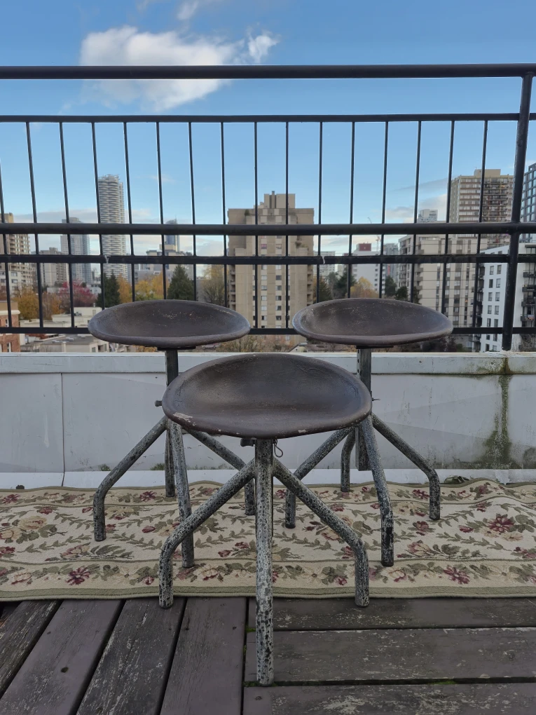 Industrial Adjustable Stools (price per stool)