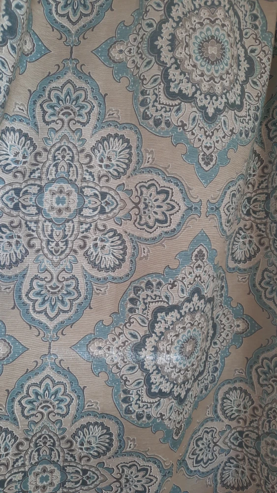 Patterned Curtain set of 2 high 96" - photo 2