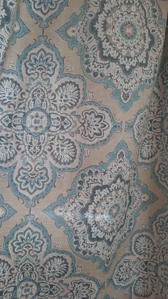 Patterned Curtain set of 2 high 96" image indicator(2)