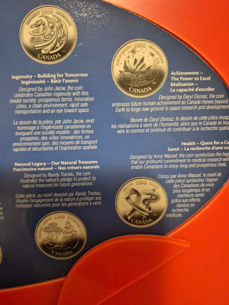 Royal Canadian 🇨🇦 Mint Millennium Quarters Set image indicator(6)