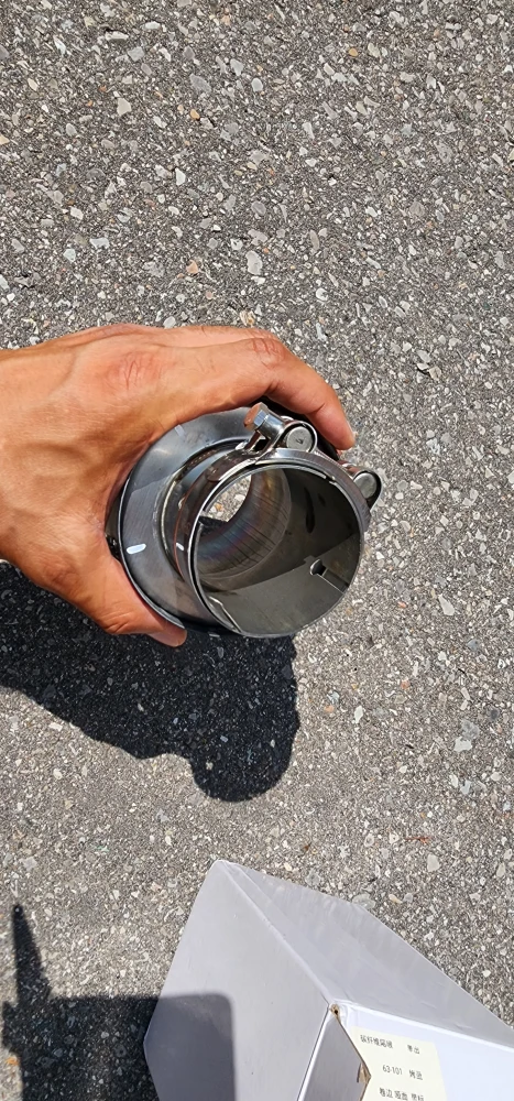 New: 2 - Akrapovic Exhaust Tips - Carbon Fibre 2.5" - photo 2