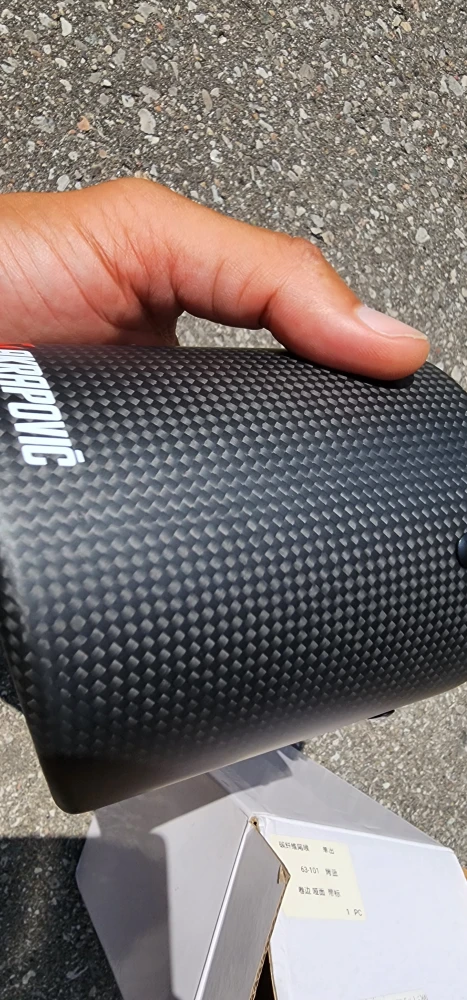 New: 2 - Akrapovic Exhaust Tips - Carbon Fibre 2.5" - photo 4