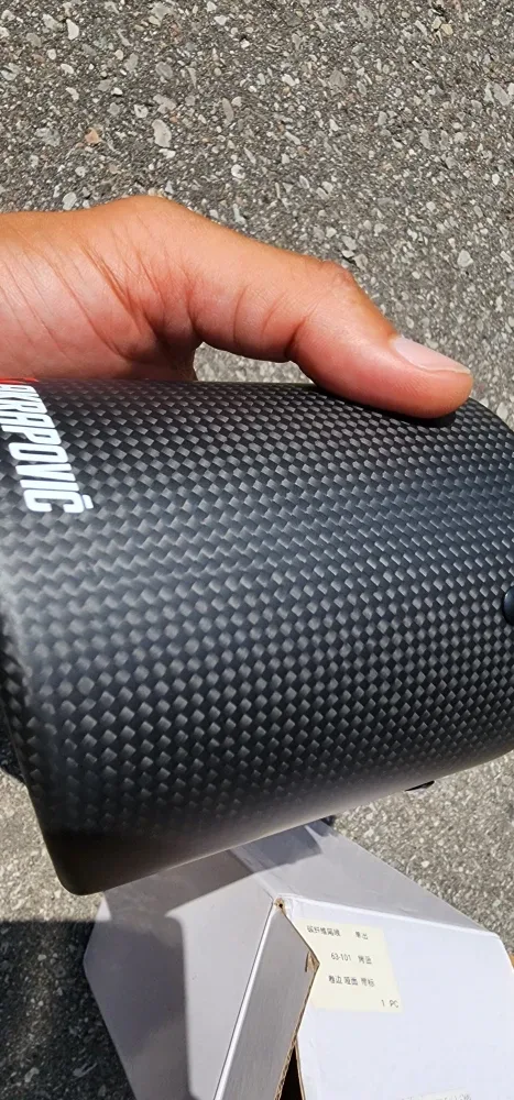 New: 2 Akrapovic Exhaust Tips - Carbon Fibre image indicator(4)