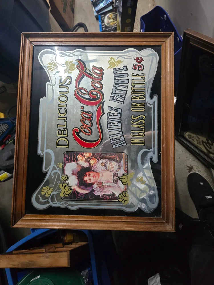 Coca-Cola Vintage Style Mirror x2 image indicator(2)