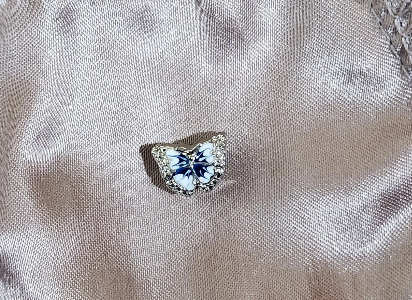 Blue Butterfly Charm