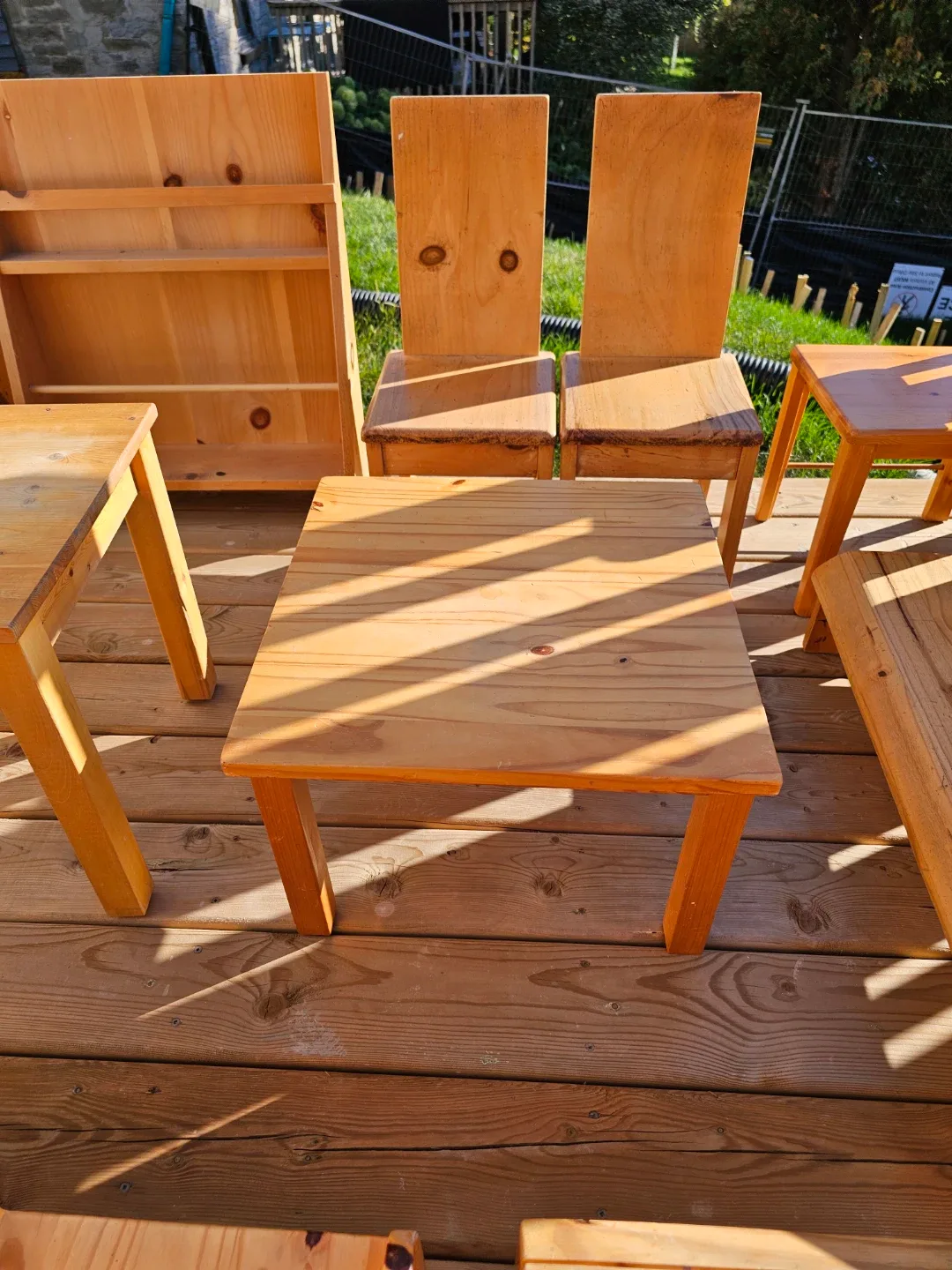 Montessori Handmade Custom Wooden Table, Chairs & Bookshelves image indicator(3)