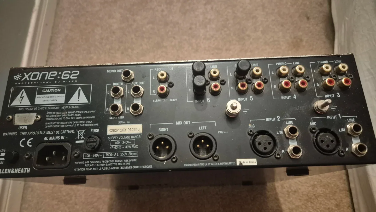 Allen & Heath Xone:62 Professional DJ Mixer image indicator(2)
