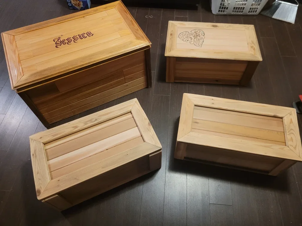 Handmade Wooden Storage Chests & Planters