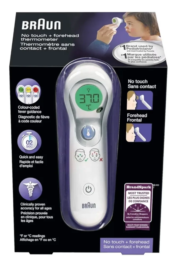 Braun BNT300CA No-Touch and Forehead Thermometer