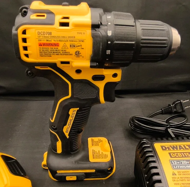 DeWalt DCD708 Cordless Drill Kit image indicator(4)