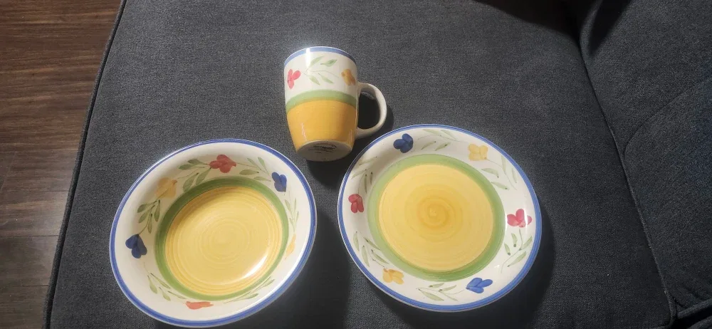 Floral Mugs, Bowls and Plates