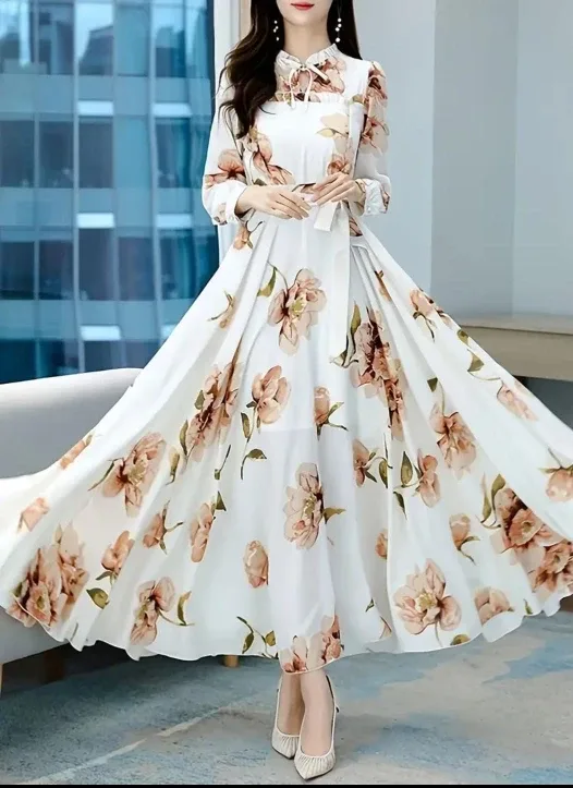 Floral Print Maxi Dress