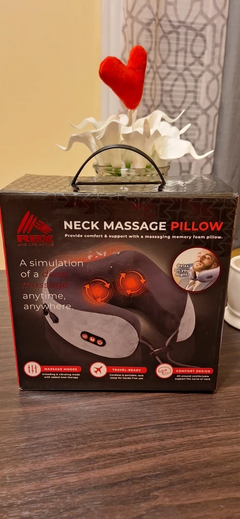 RBX Neck Massage Pillow - New in Box!