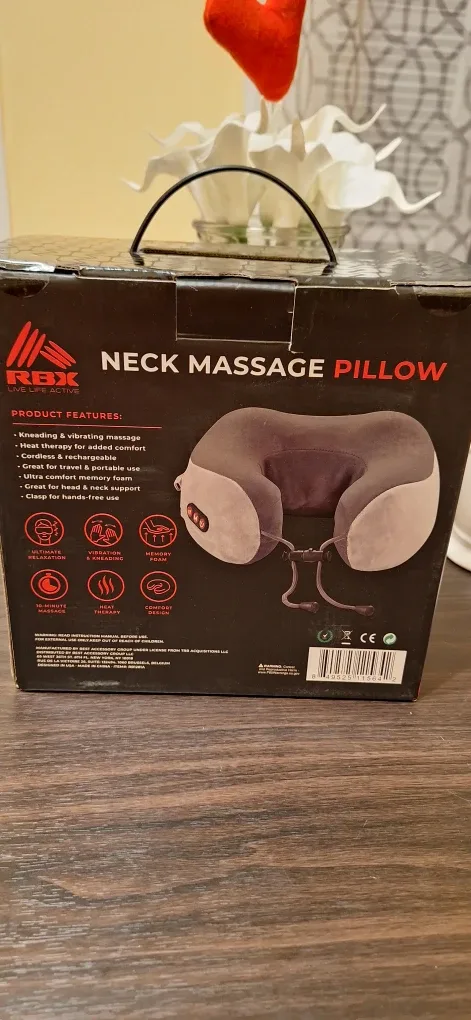 RBX Neck Massage Pillow - New in Box! image indicator(2)