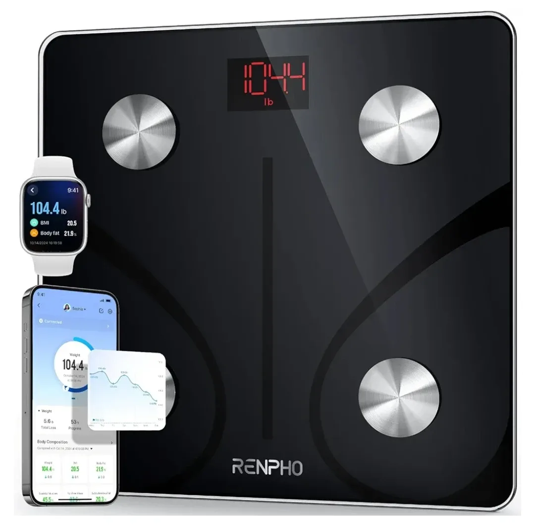 Only till Nov 20: RENPHO Smart Body Scale - Black