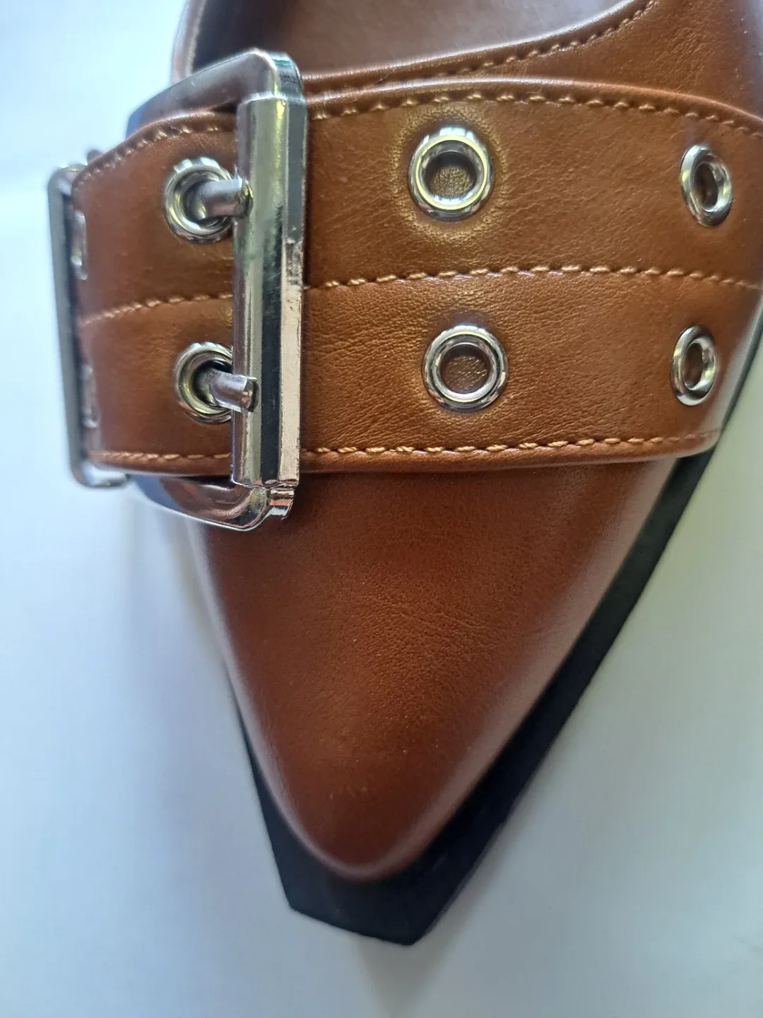 Greatoni women's slingback flats - size 10 image indicator(2)