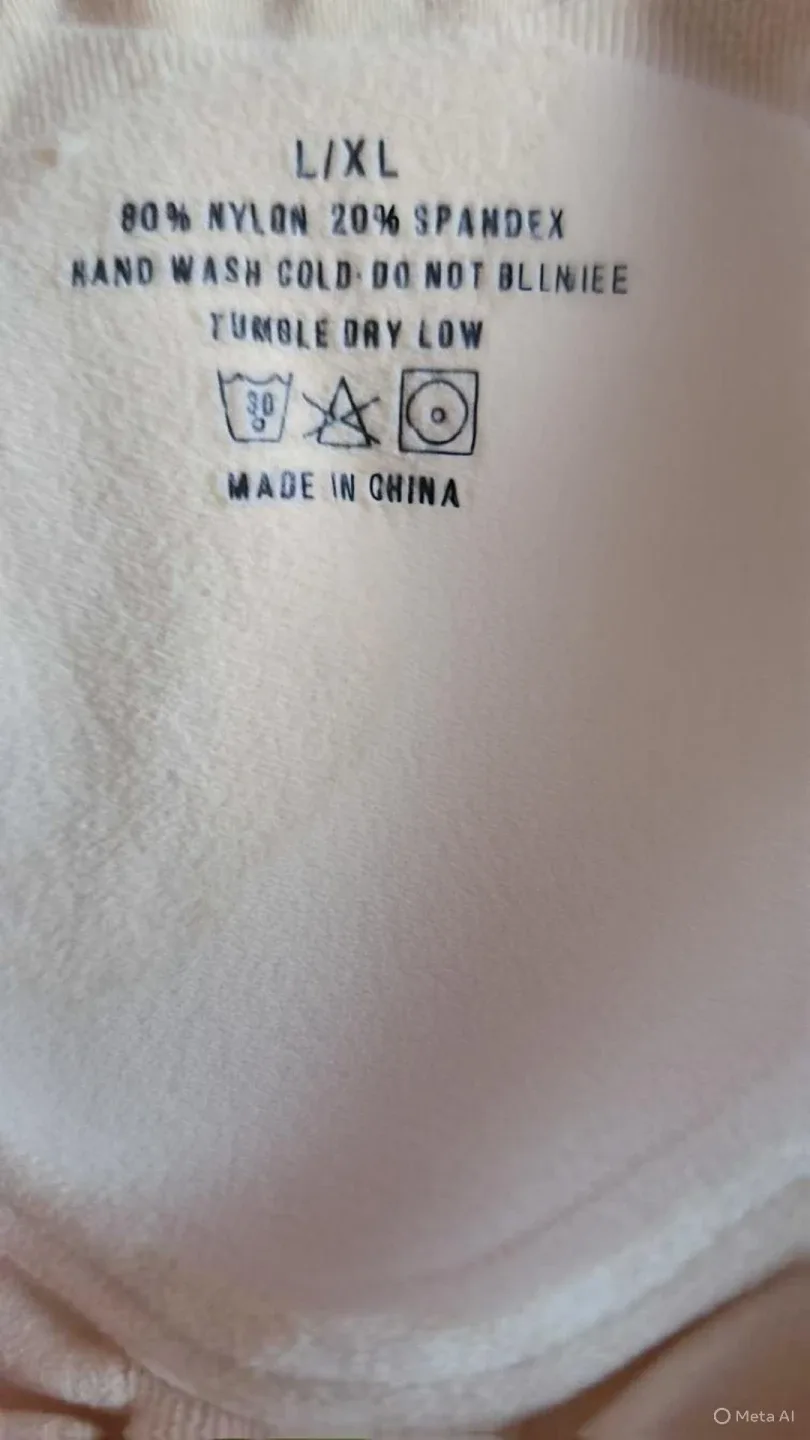 SHAPERX Beige Bodysuit, Size L/XL image indicator(3)