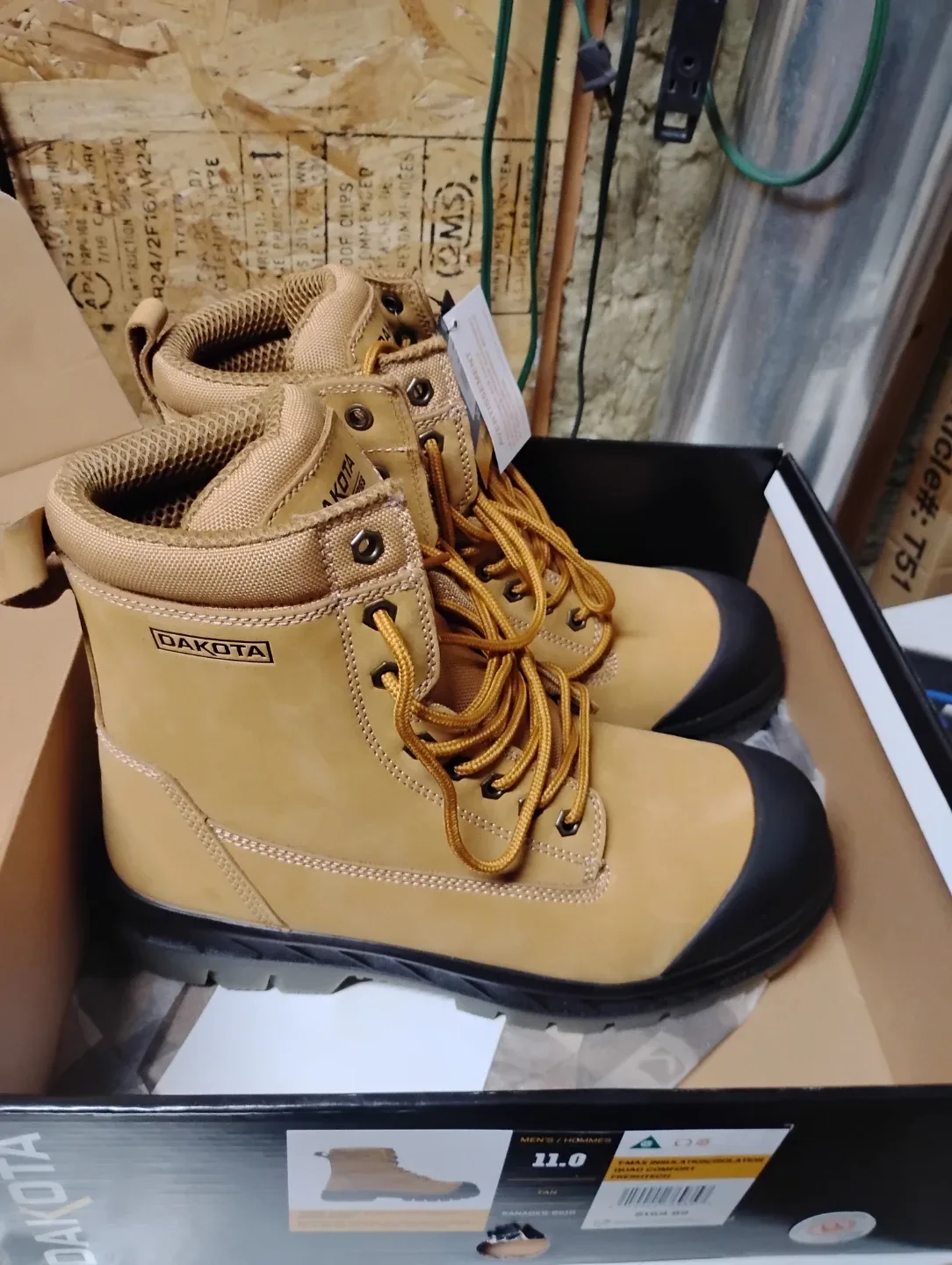 Dakota 8518 8-inch STSP PU TPU Safety Work Boots - Size 11 image indicator(2)