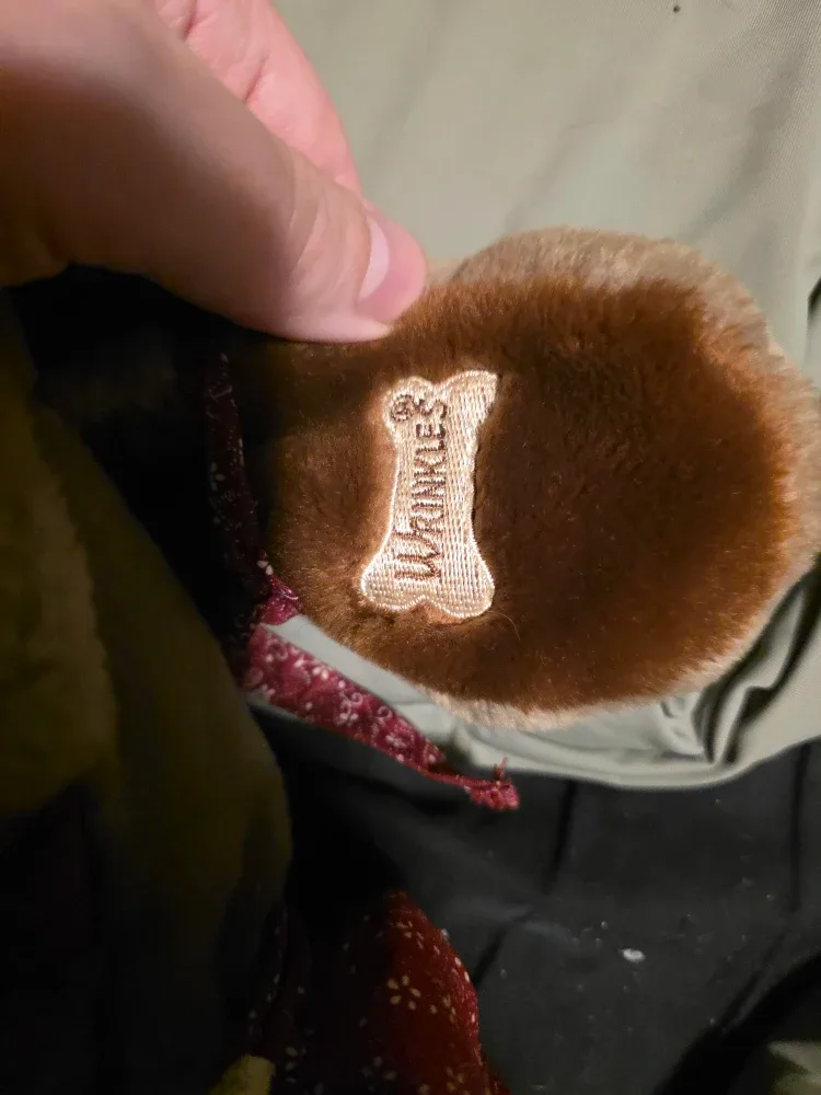 Wrinkles Plush Dog in Dress image indicator(4)