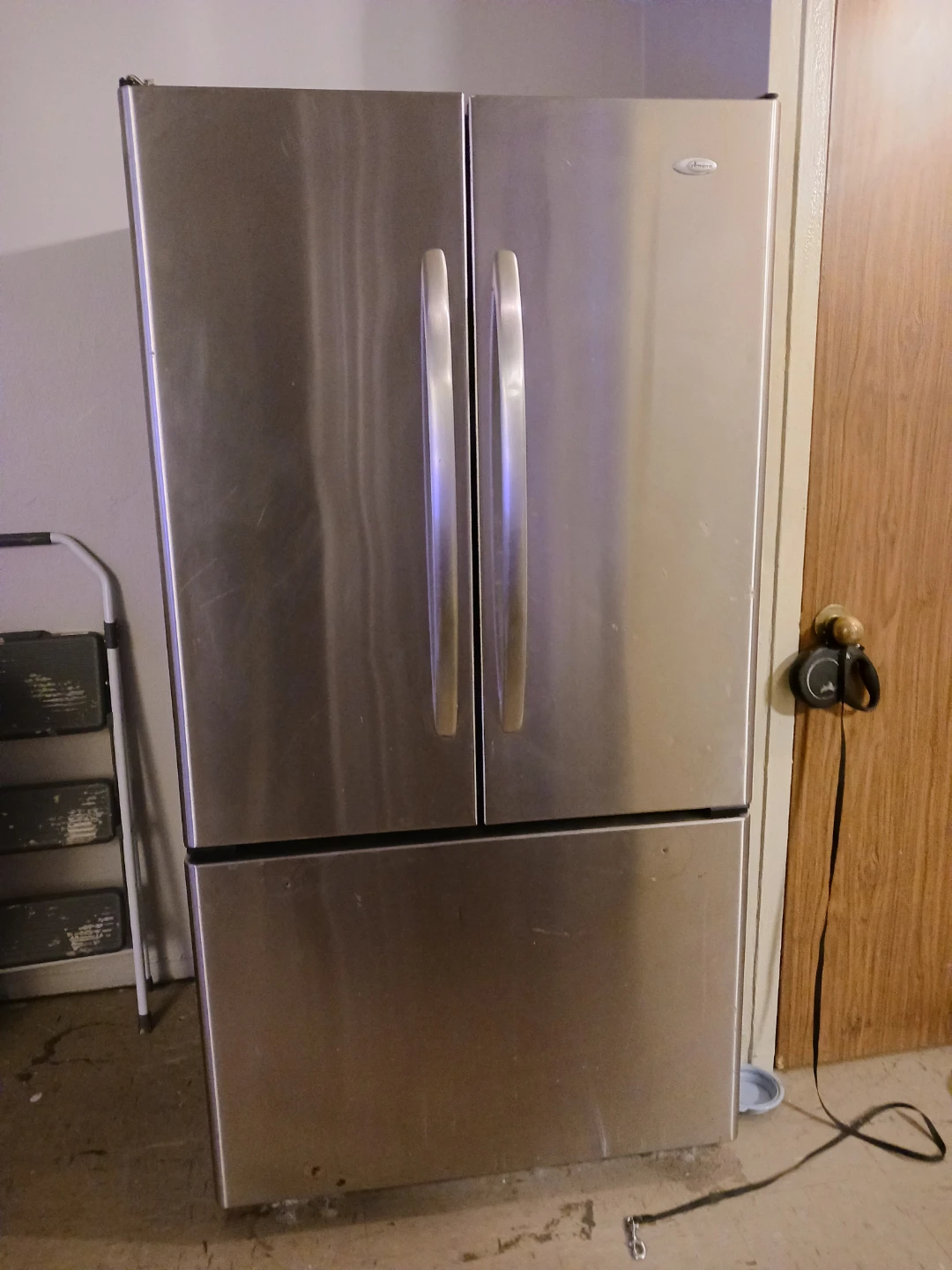 Amana Stainless Steel Fridge – Please Read Description - photo 2