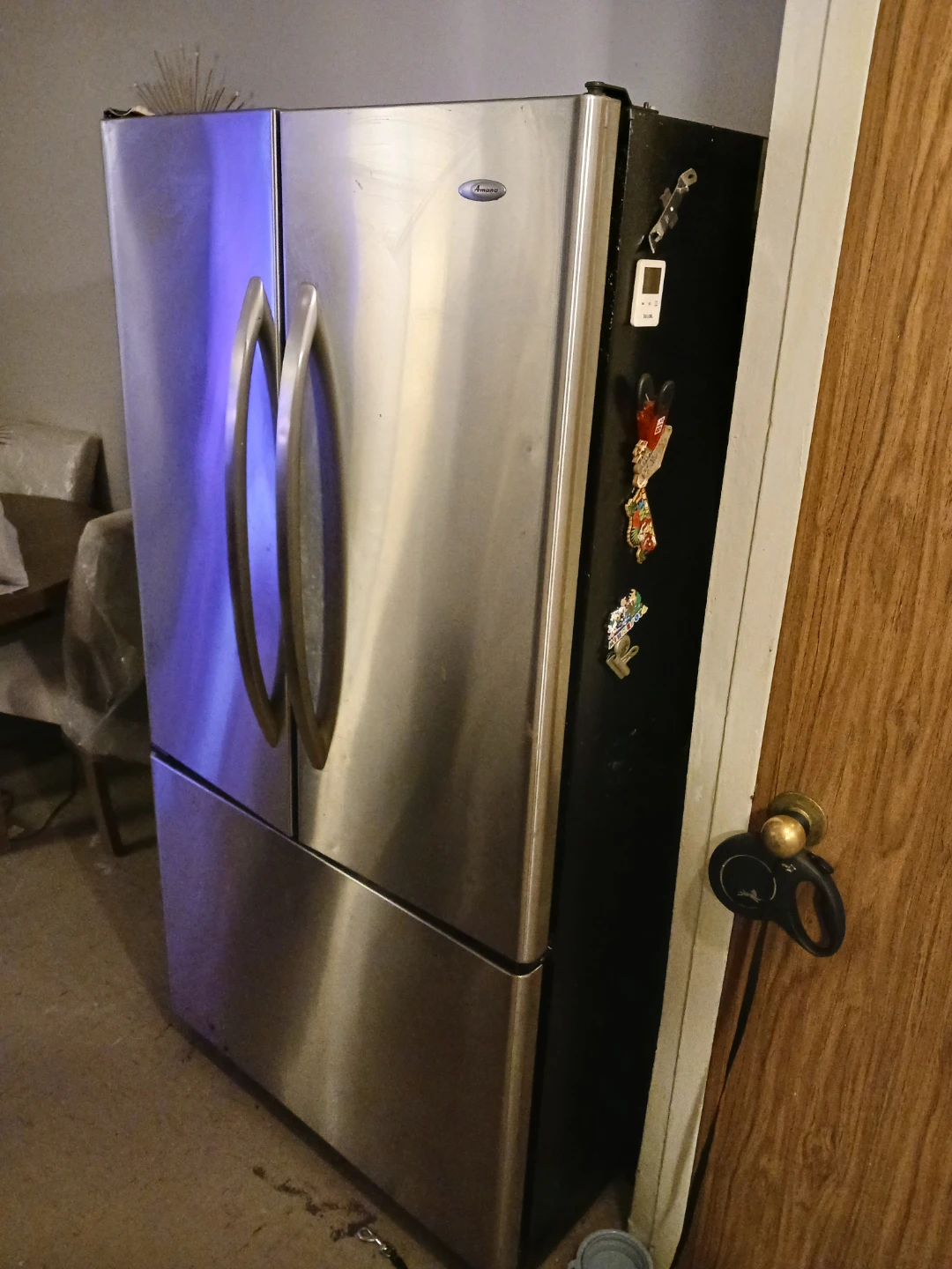 Amana Stainless Steel Fridge – Please Read Description