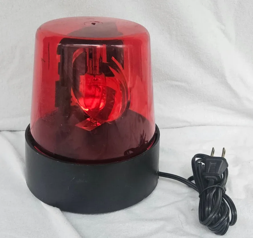 Vintage Radio Shack 7” Rotating Beacon Light