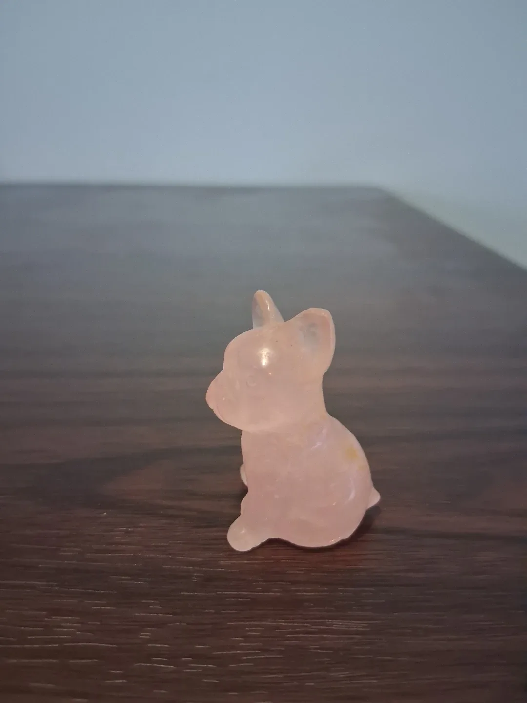 Rose Quartz Crystal Dog Figurine image indicator(2)