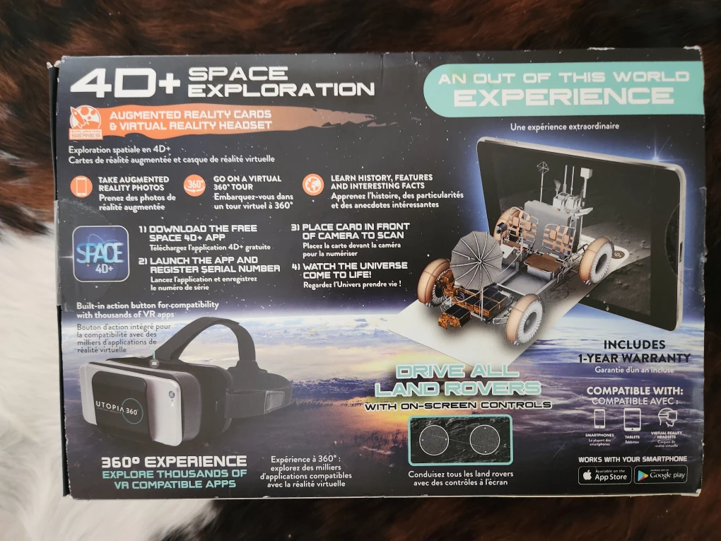 4D+ Space Exploration Augmented Reality Cards & VR Headset - photo 3