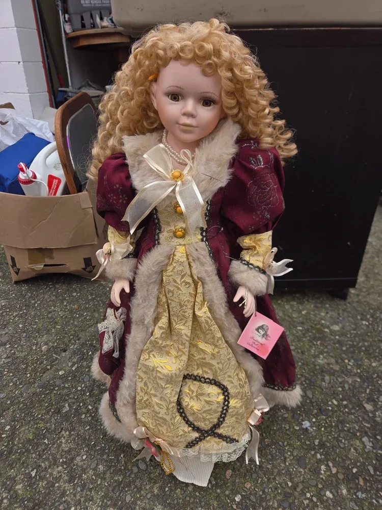 Traditions Collectible Porcelain Doll image indicator(2)