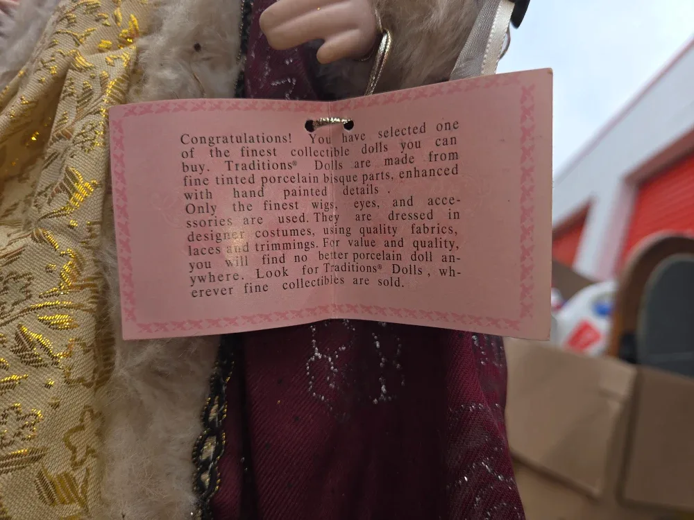 Traditions Collectible Porcelain Doll image indicator(3)