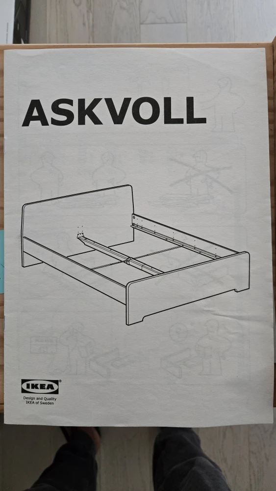 IKEA Askvoll Bed Frame - White - photo 4