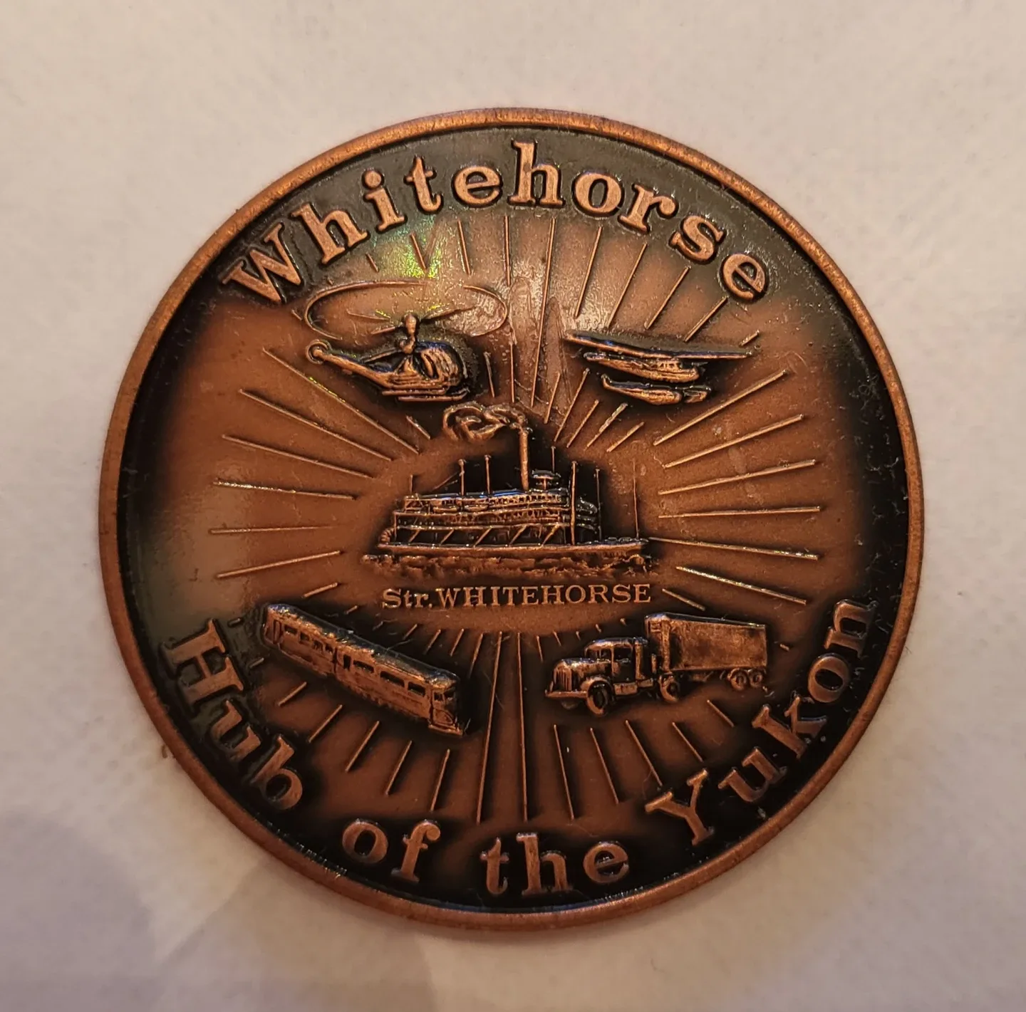 Rare Yukon Bronze Medal Token image indicator(2)