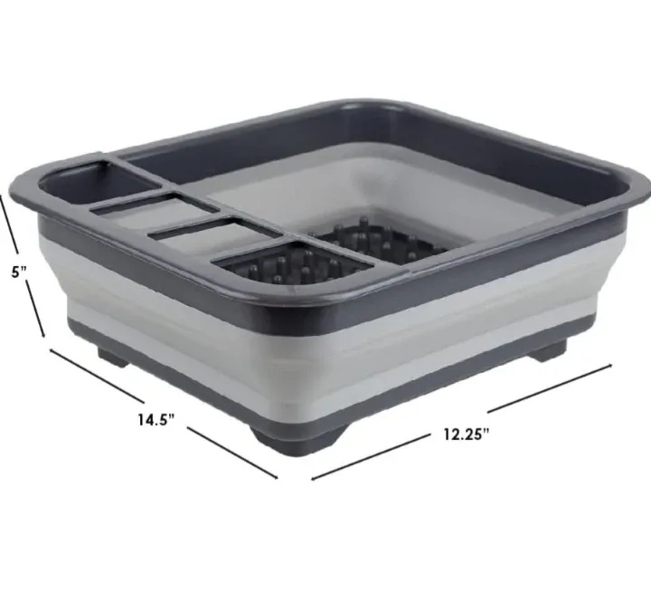 Home Basics Collapsible Dish Drainer - NEW image indicator(3)