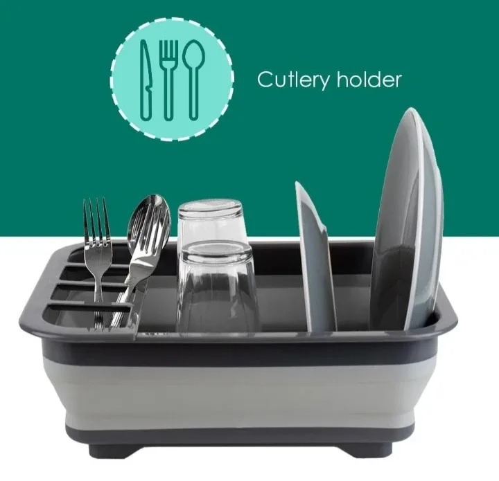 Home Basics Collapsible Dish Drainer - NEW image indicator(5)