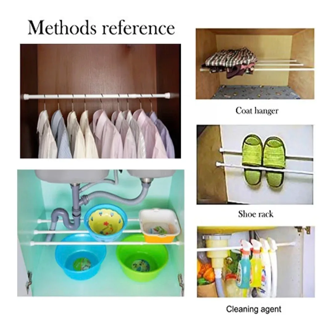 2 Tension Rods - Adjustable 30-50cm image indicator(6)