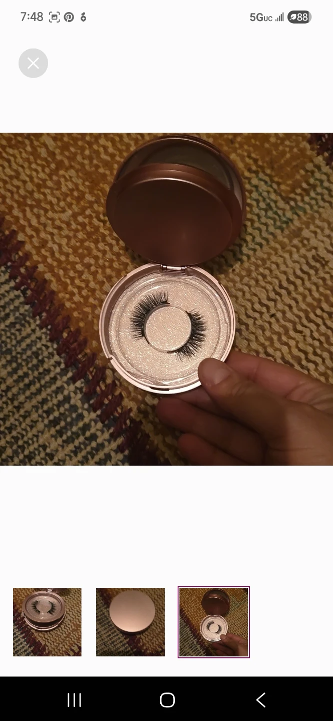 Magnetic eye lashes include two lashes with cae - photo 2