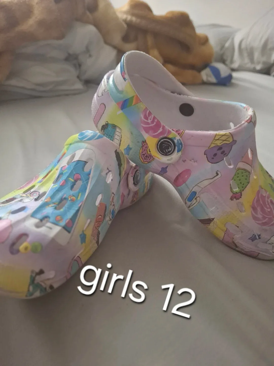 Girls Size 12 Crocs thumbnail