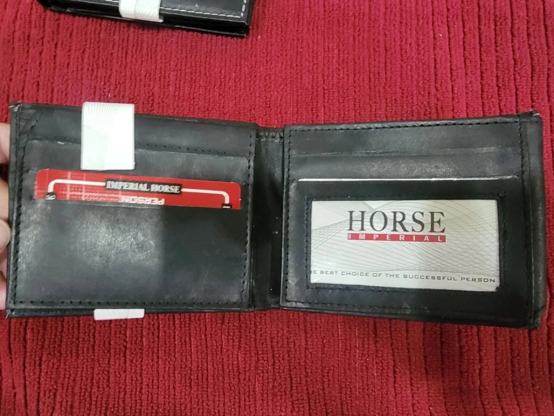 Imperial Horse Black Leather Wallet - photo 2