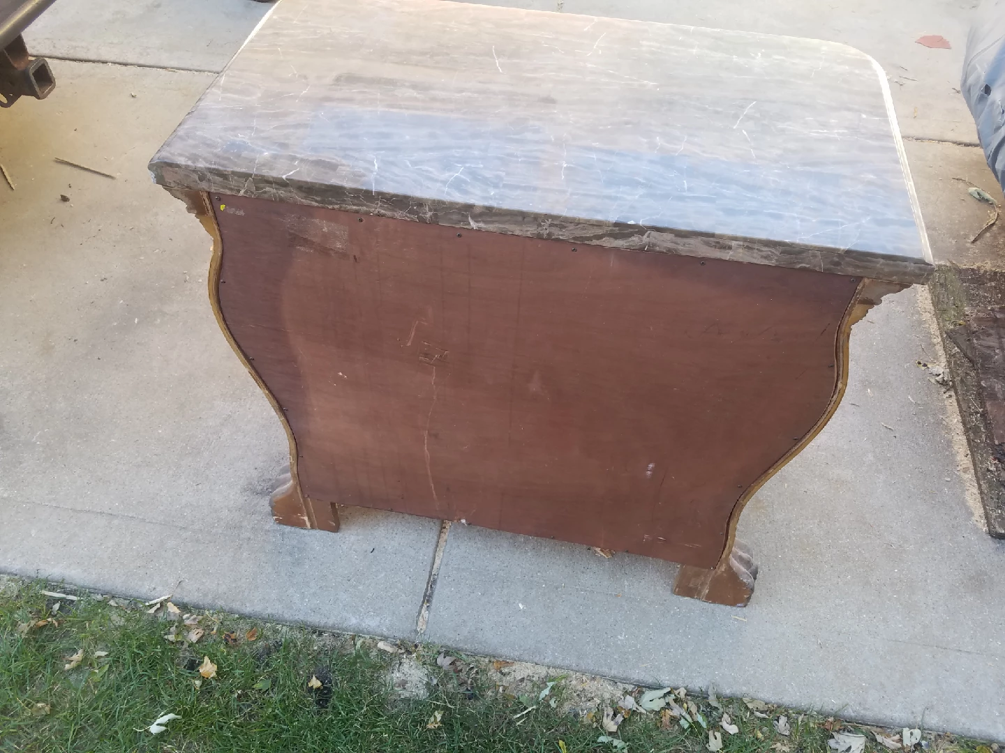 Michael Amini Marble Top Nightstand - photo 4