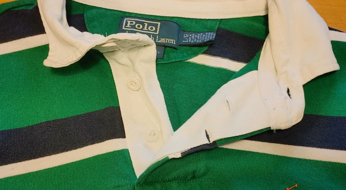 Polo by Ralph Lauren Custom Fit Rugby Shirt - L image indicator(6)