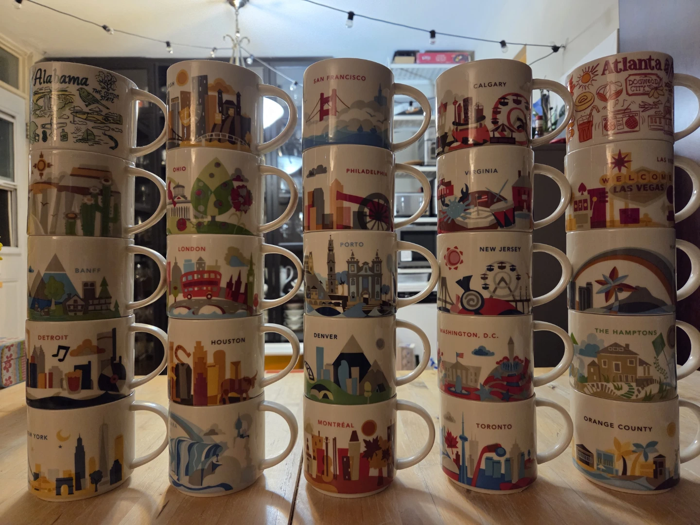 Starbucks City Mugs Collection