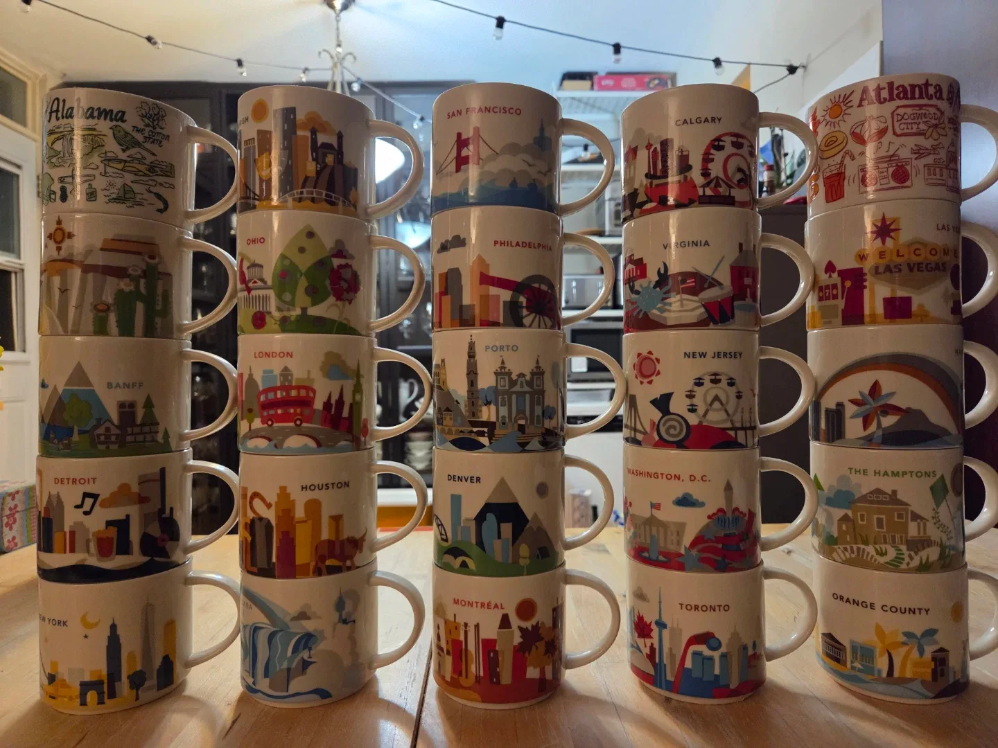Starbucks City Mugs Collection